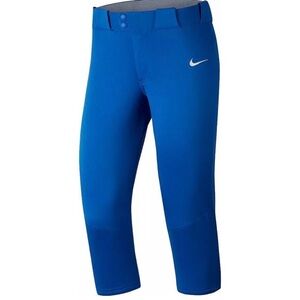 NWT XL Nike Women’s Royal Blue Softball Sports Capris Pants Athletic Athleisure